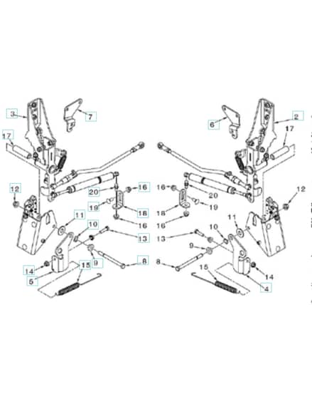 Husqvarna Z448 - Steering Control Mount