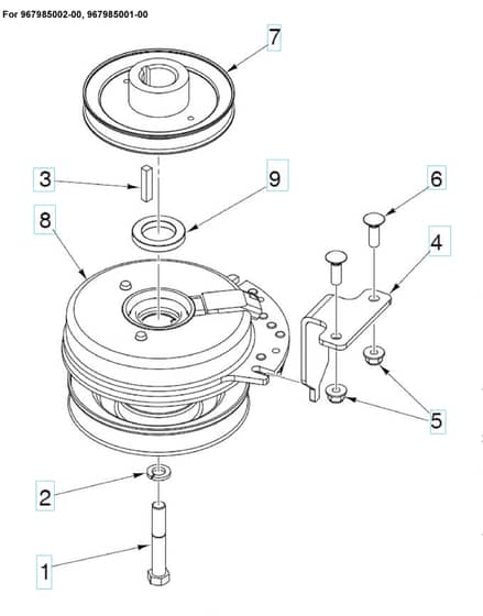 Husqvarna Z454 X - Clutch 2