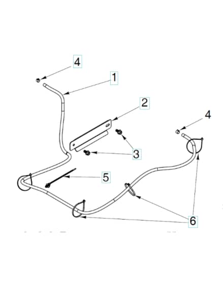 Husqvarna Z454 X - Fuel System Vapor Line
