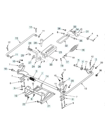 Husqvarna Z460 - Mower Lift & Deck Lift