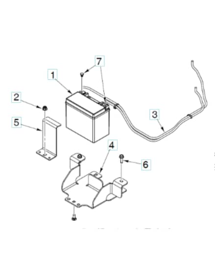 Husqvarna Z460 Xs - Battery