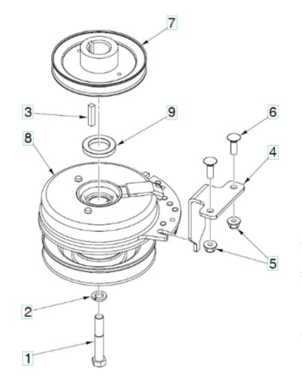 Husqvarna Z460 Xs - Clutch