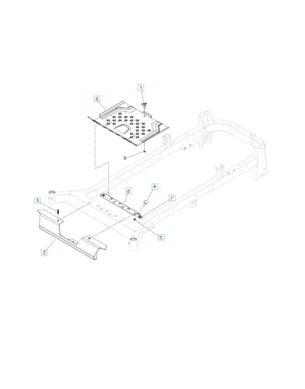 Husqvarna Z460 Xs - Frame Foot Plate