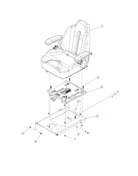 Husqvarna Z460 Xs - Seat