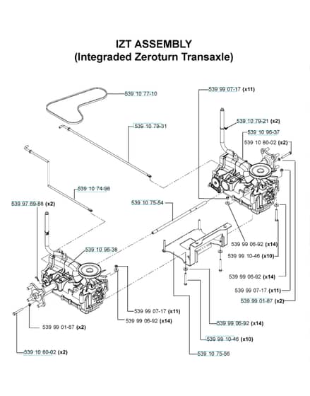 Husqvarna Z4818 Bia - Hydraulic Pump
