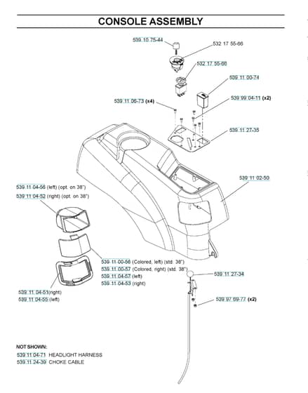 Husqvarna Z4822 - Throttle Controls