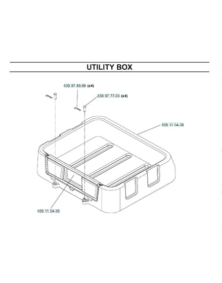 Husqvarna Z4822 - Tray