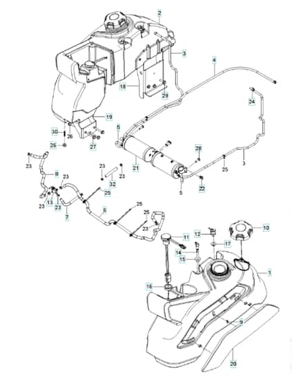 Husqvarna Z548 L - Fuel System