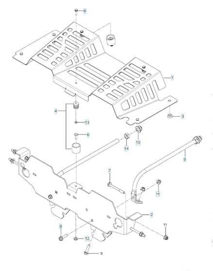 Husqvarna Z554 - Guards