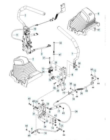 Husqvarna Z554 X - Steering 2