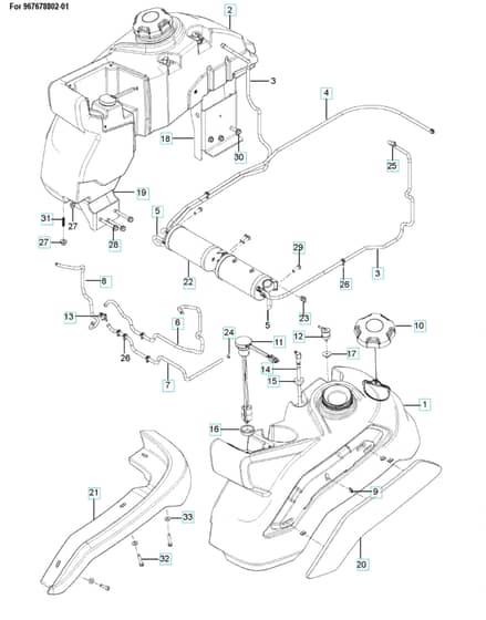 Husqvarna Z560 X - Fuel System 2