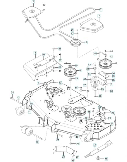 Husqvarna Z560 X - Mower Deck & Cutting Deck