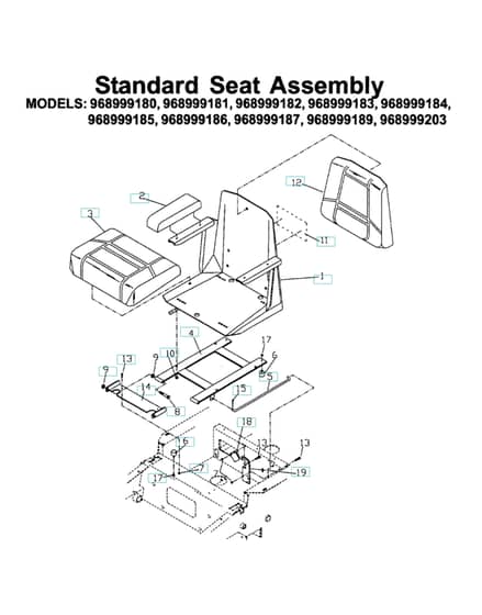 Husqvarna Zth5223Koa - Seat