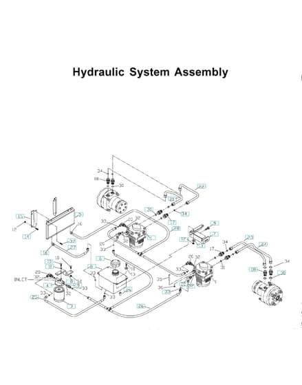 Husqvarna Zth5223Kola - Hydraulic Pump