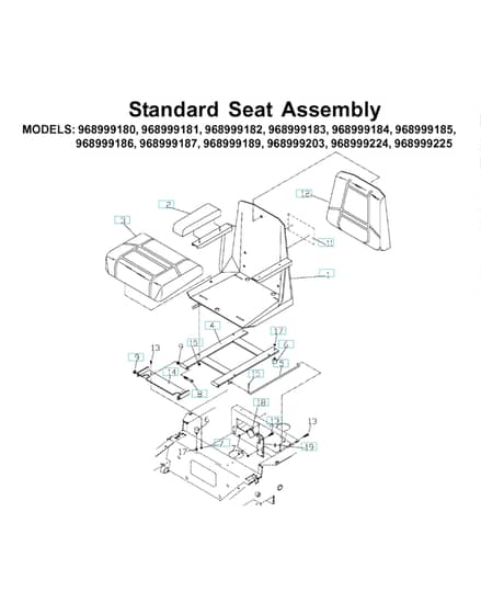 Husqvarna Zth5223Kola - Seat