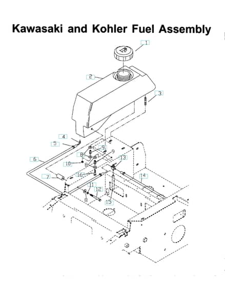 Husqvarna Zth6125 Koa - Fuel System 2