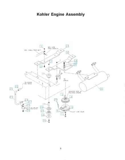 Husqvarna Zth7227 Kob - Engine