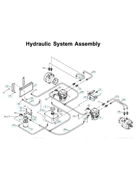 Husqvarna Zth7227Koa - Hydraulic Pump