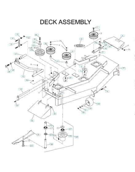 Husqvarna Zth 4817A - Mower Deck & Cutting Deck