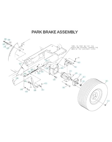 Husqvarna Zth 4817A - Parking Brake