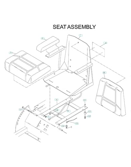 Husqvarna Zth 4817A - Seat