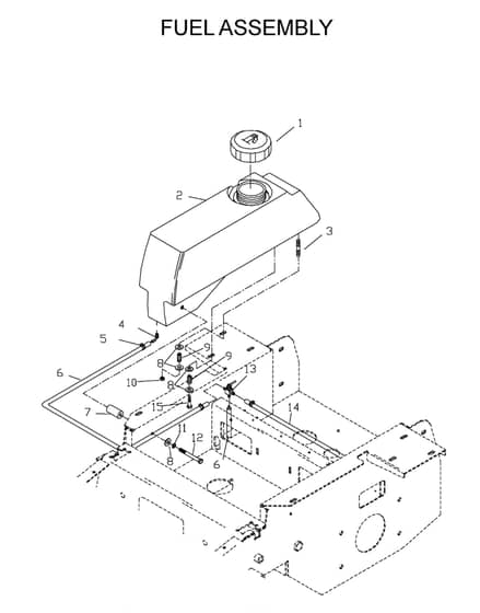 Husqvarna Zthe6125 - Fuel Tank