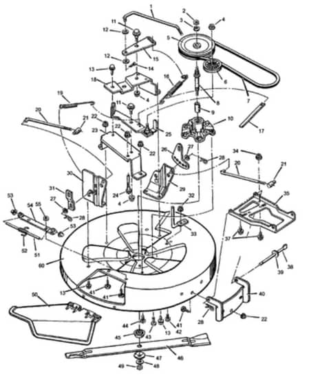 Hayter Heritage DC12-30 - 143S (143S001001 - 143S099999) - Mower Housing