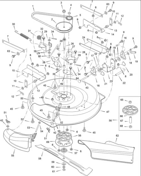 Hayter Heritage M10-30H - 134E (290000001 - 290999999) - Mower Housing