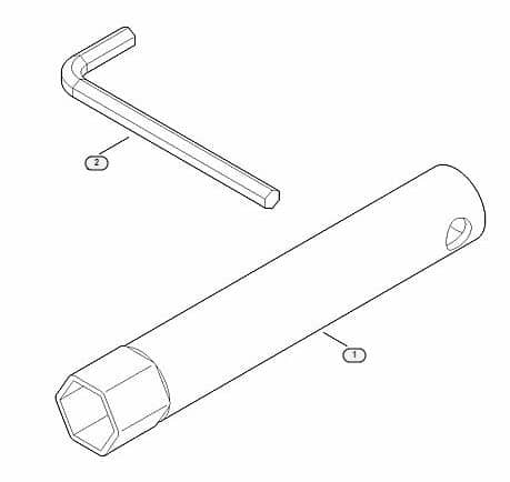 Genuine Stihl RM448.0 TC / F - Tools