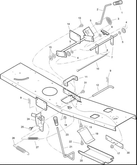 Hayter Heritage M10-30H - 134E (290000001 - 290999999) - Mower Housing 02