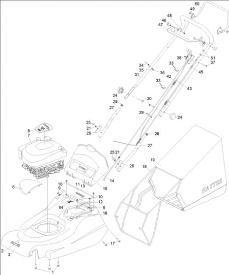 Hayter Harrier 48 AD - 490H (313000001 - 313999999) - Upper Mainframe