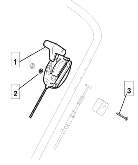 M60 PD ES - 2006-2007 - 292552523/MOU - Mountfield Rotary Mower Throttle Diagram