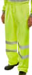 Yellow High-Visibility Waterproof Overtrousers, Large