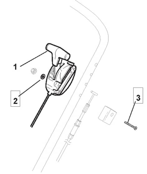 M60 PD - 2008 - 292552023/UM8 - Mountfield Rotary Mower Throttle Diagram