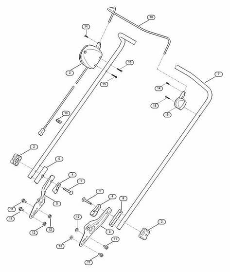 Genuine Stihl RMA253 / A - Handle