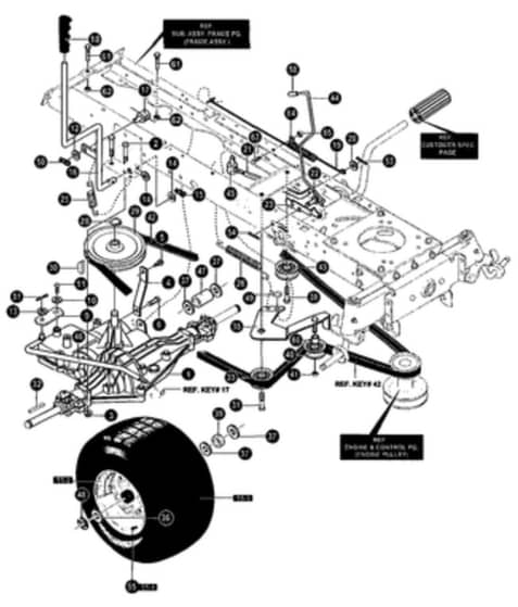 Hayter Heritage 13-40 - 144R (144R001001 - 144R099999) - Motion Drive Assembly