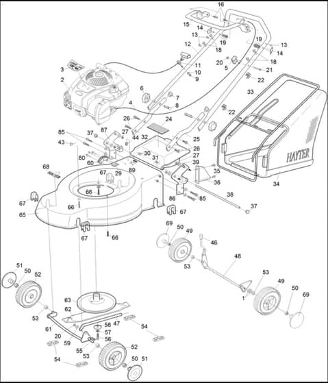 Hayter Motif 48 Push - 438H (438H314000001 - 438H314999999) - Mainframe