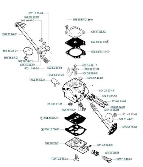Husqvarna 240 - 2001-Current - Carburetor Details