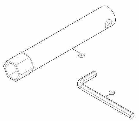 Genuine Stihl RM650.0 T / H - Tools
