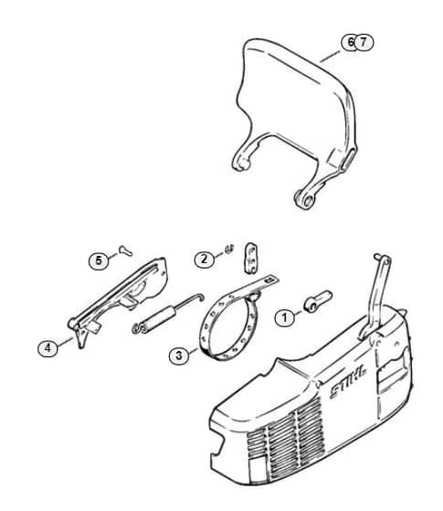 Stihl 011 Ave Chain Brake -J-Group