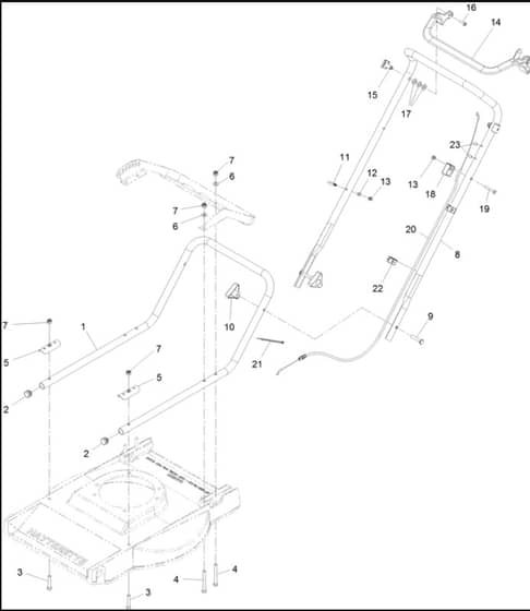 Hayter Hayterette - 005J (402268585 - 999999999) - Handlebar - Controls