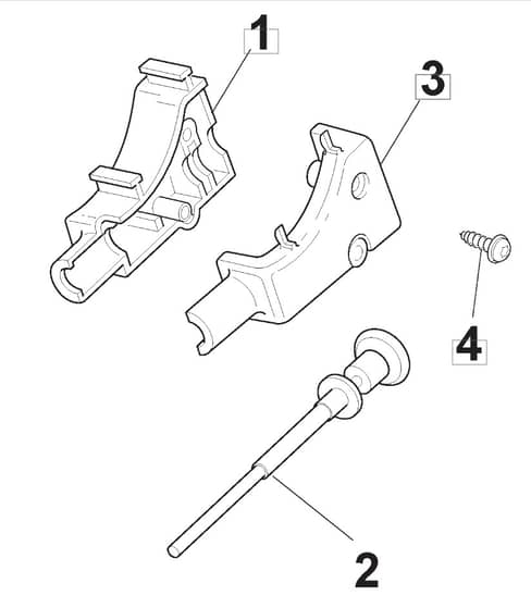 MULCHER INOX 504 PD - 2010 - 291562023/MFR - Mountfield Rotary Mower Throttle Diagram