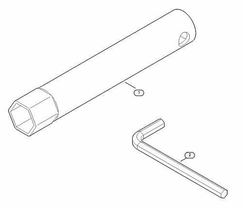 Genuine Stihl RM655.0 RS / I - Tools