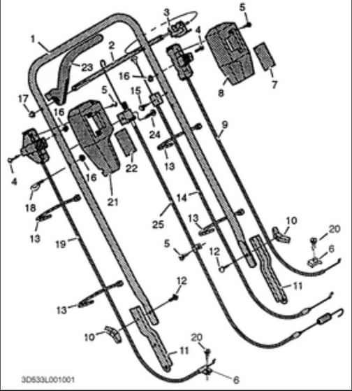 Hayter Double 3 AD - 533L (533L001001 - 533L002530) - Upper Mainframe Assembly