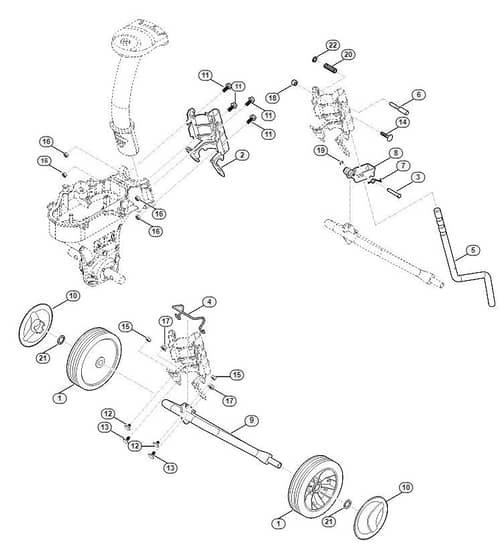 Genuine Stihl MH445.0 / B - Chassis