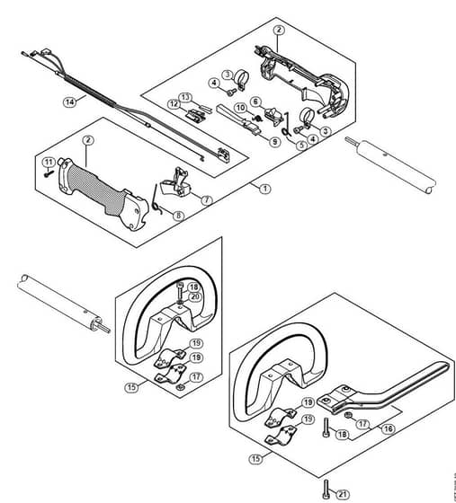 Genuine Stihl KM100 R / M - Handle