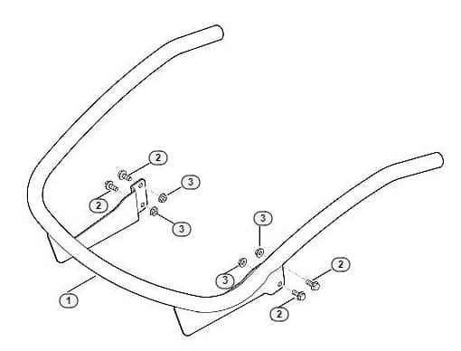 Genuine Stihl AST062 Bumper Bar / A - Bumper bar