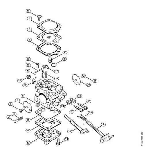 Stihl 045 Avse Carburetor - J-Group