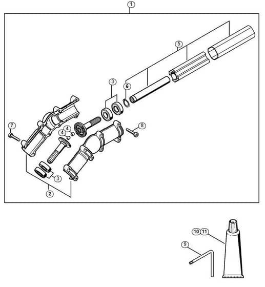 Genuine Stihl HT133 / L - Angle drive