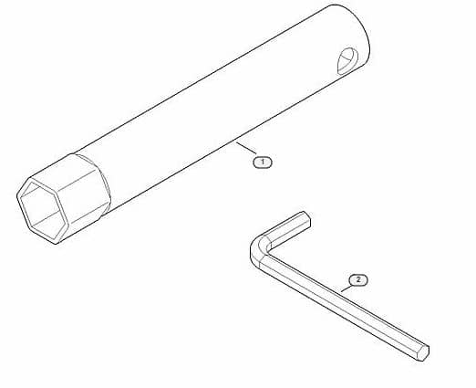 Genuine Stihl RM650.0 V / H - Tools